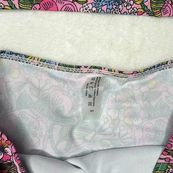 Floral Pink Bikini Set NEW Size S - Picture 4 of 8